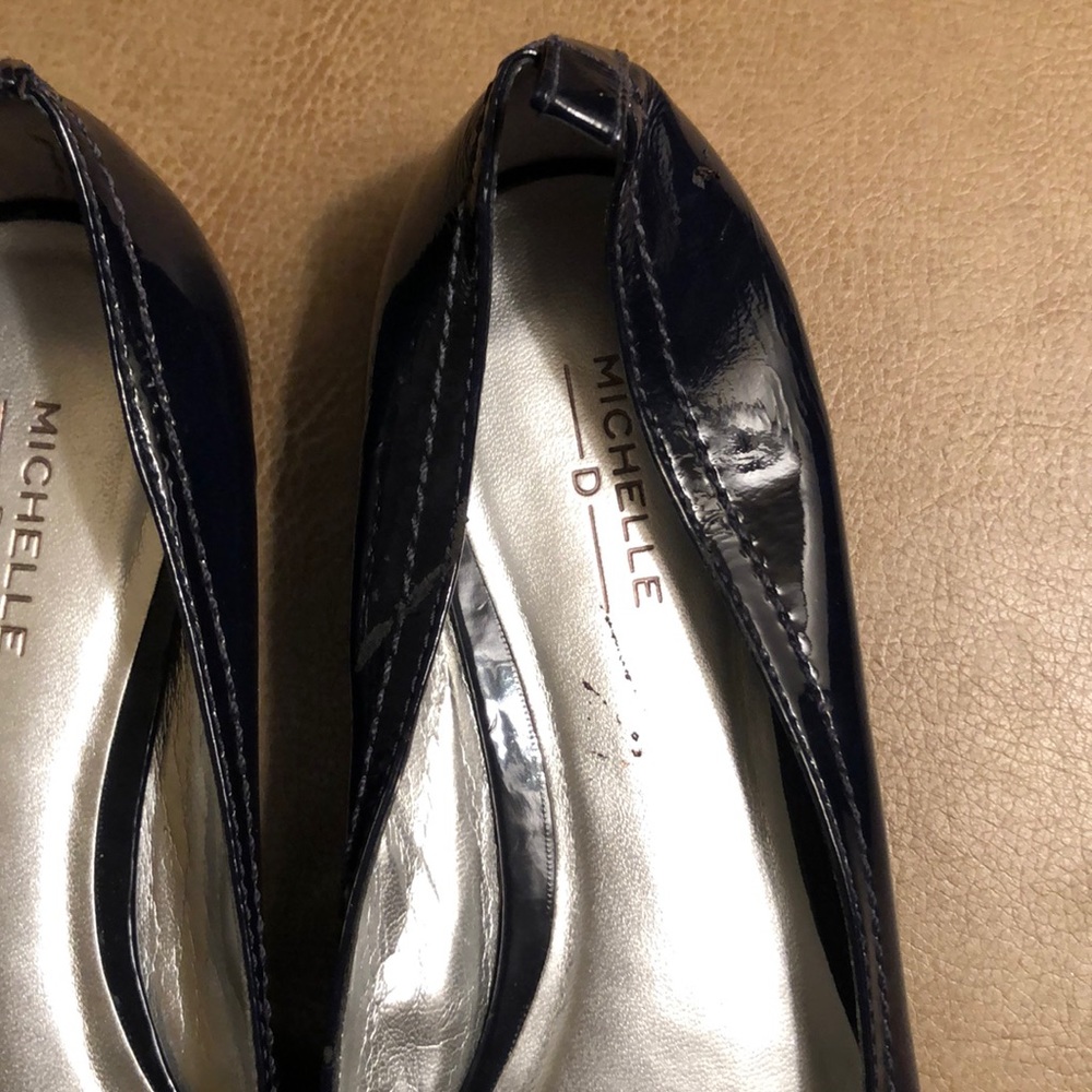 8 1/2 Medium navy blue flats - Picture 3 of 5
